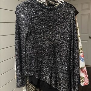 Apt. 9 Black and Gray Sweater